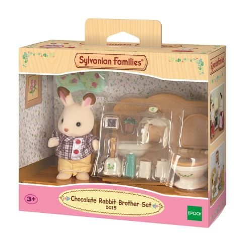 sylvanian - frere lapin chocolat - toilettes