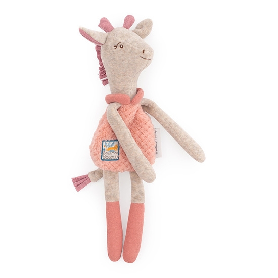 sous mon baobab - doudou hochet girafe