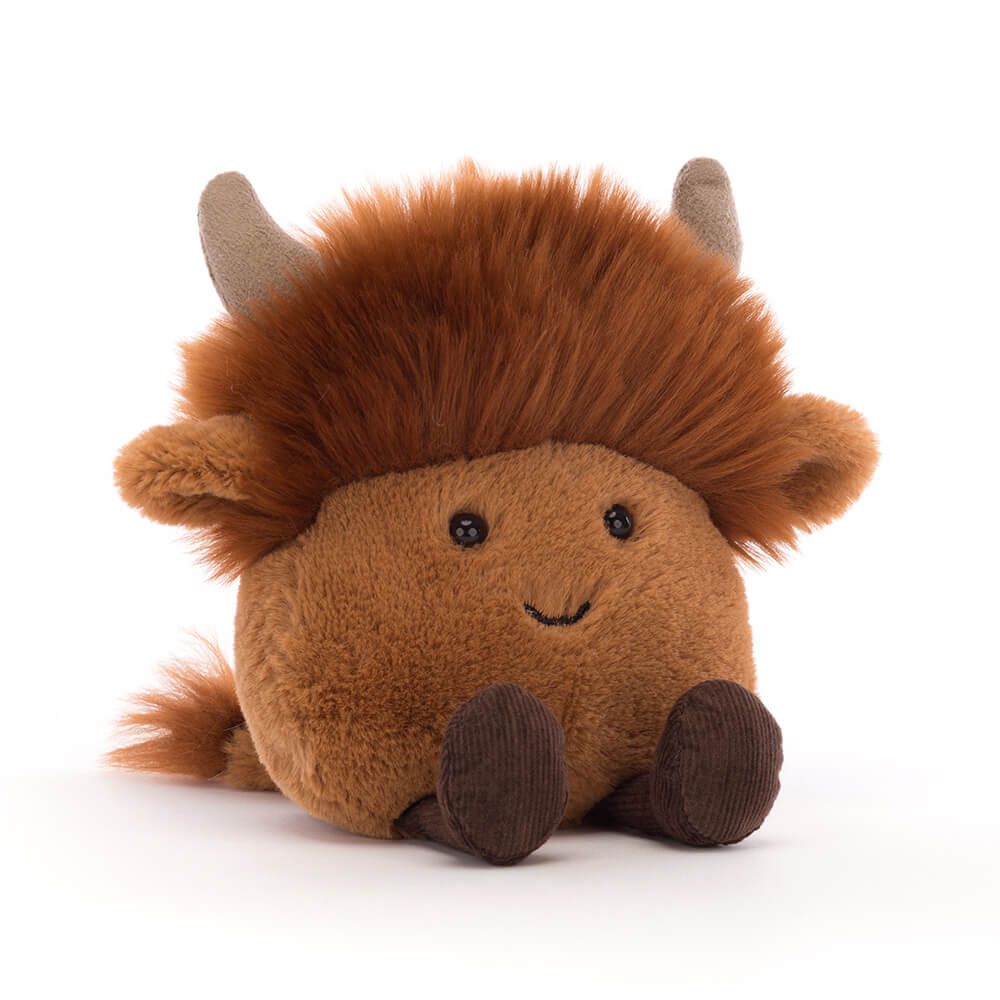 Amuseable highland cow vache