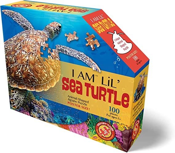 i am lil' puzzle - 100 pcs tortue marine