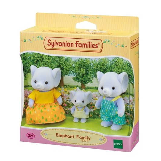 sylvanian - famille elephant