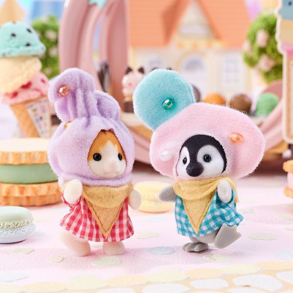 Sylvanian - le duo des bébés costumés Crème glacée