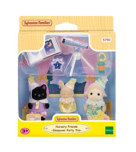 Sylvanian - le trio des bébés pyjama party