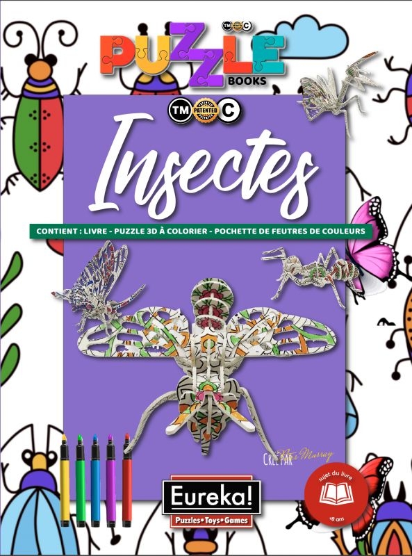 puzzle book insectes