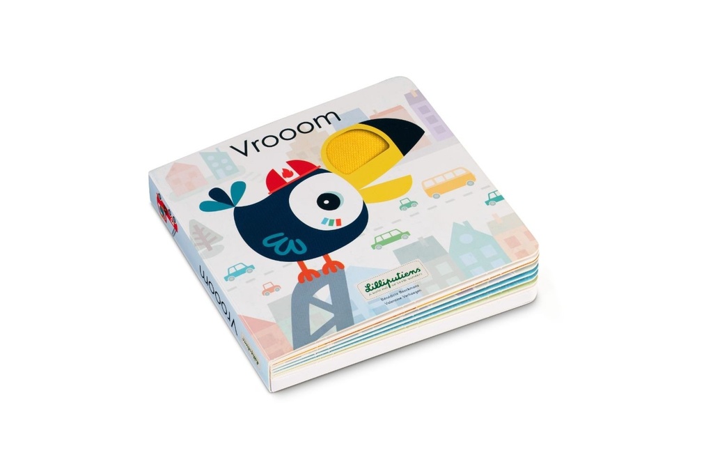 livre sonore et tactile - vrooom