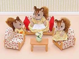 sylvanian - canape table basse fauteuils