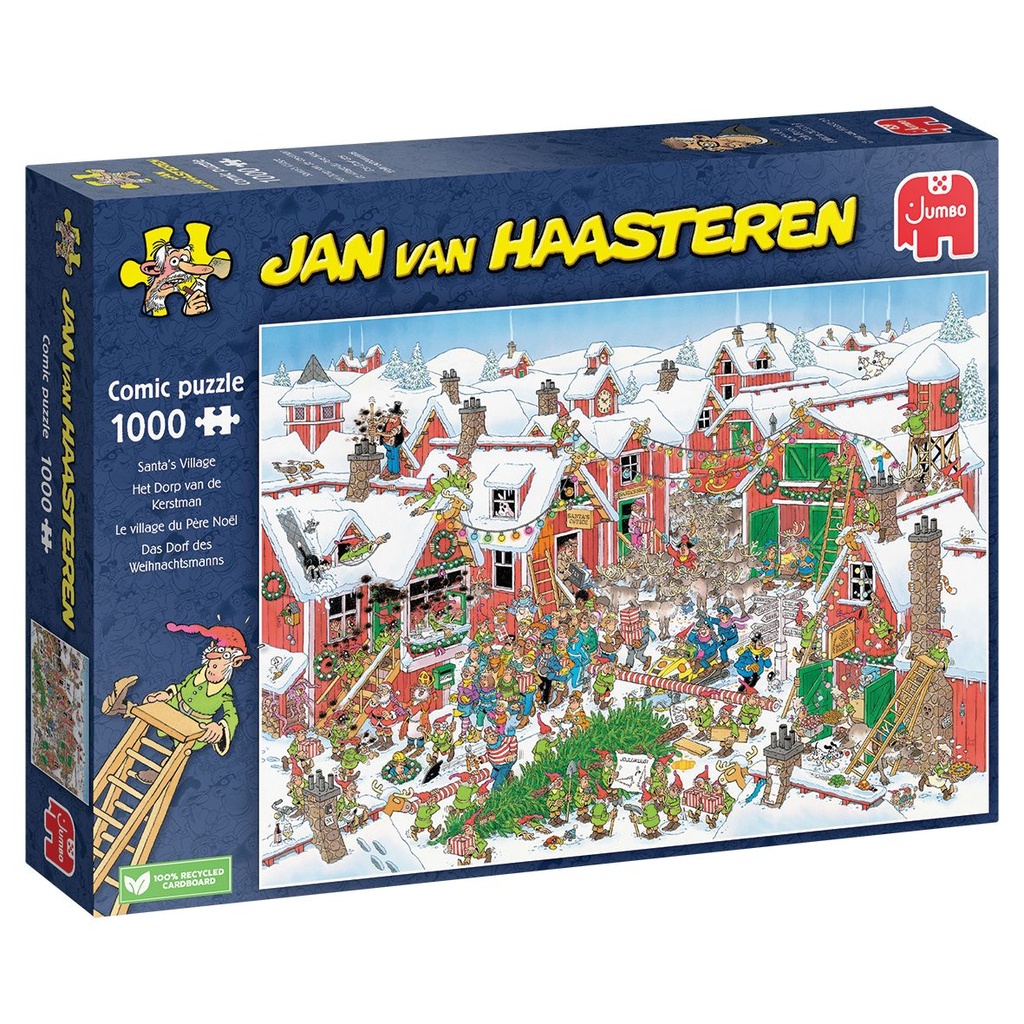 Puzzle JVH 1000 pièces - Le village du pere noel