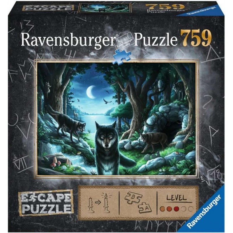 Escape puzzle 759 pcs - Histoire de loup