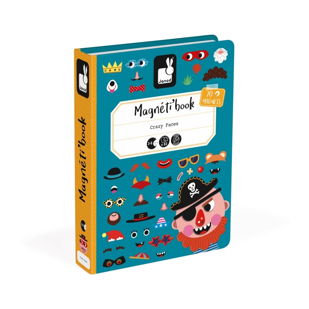 magneti'book crazy faces garçon