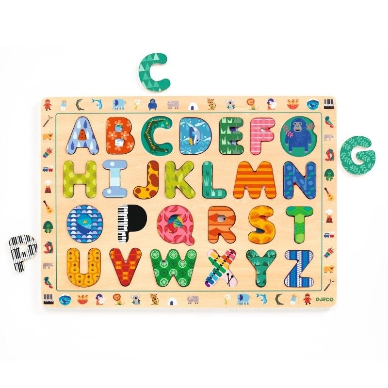 Puzzle éducatif - puzzle ABC international