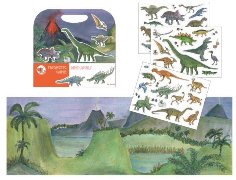 Jeu magnetique dinosaure