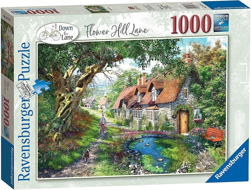 puzzle 1000 pcs - flower hill lane