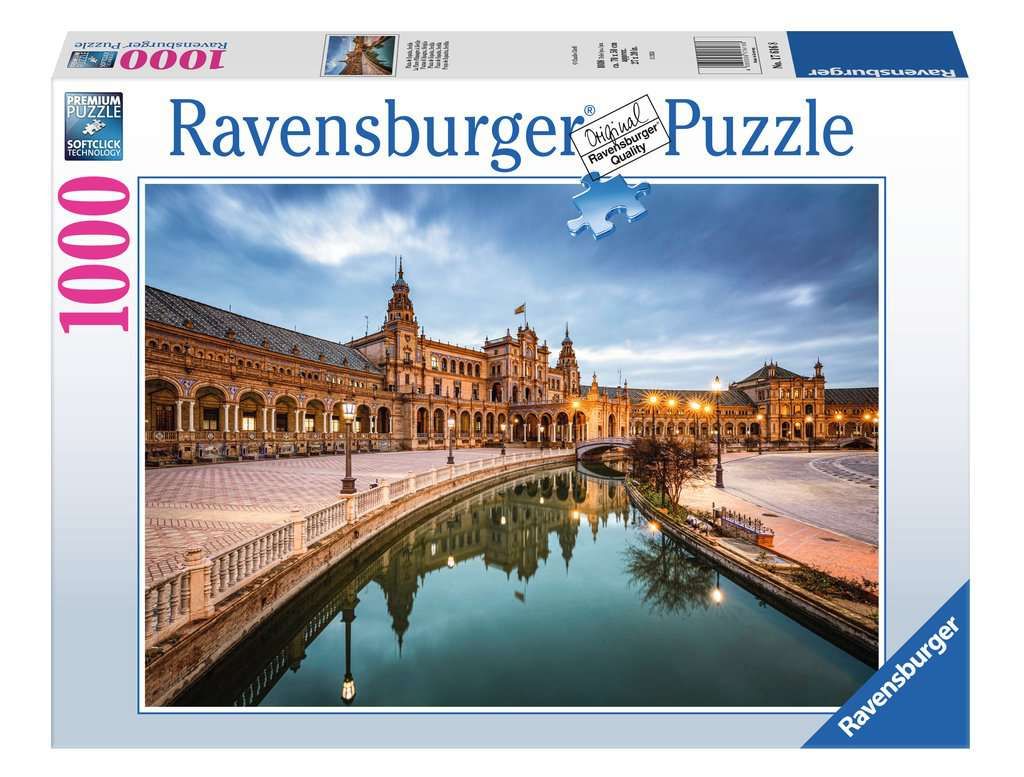 Puzzle 1000 pcs - la place d'Espagne à Seville