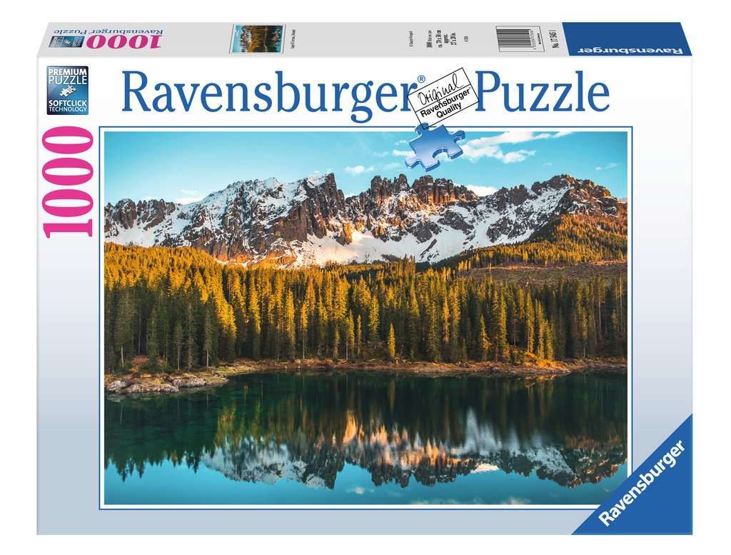 Puzzle 1000 pcs - le lac de carezza