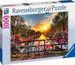 Puzzle 1000 pcs - Vélos à Amsterdam