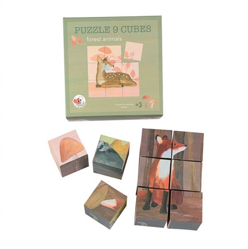 Puzzle cubes p pcs foret