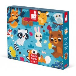 puzzle tactile les animaux de la foret