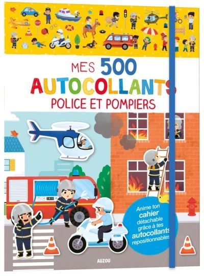 Mes 500 autocollants police et pompiers