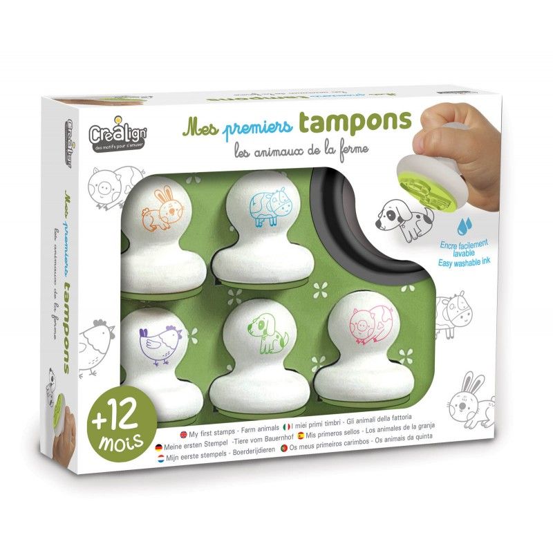 Mes premiers tampons - animaux de la ferme