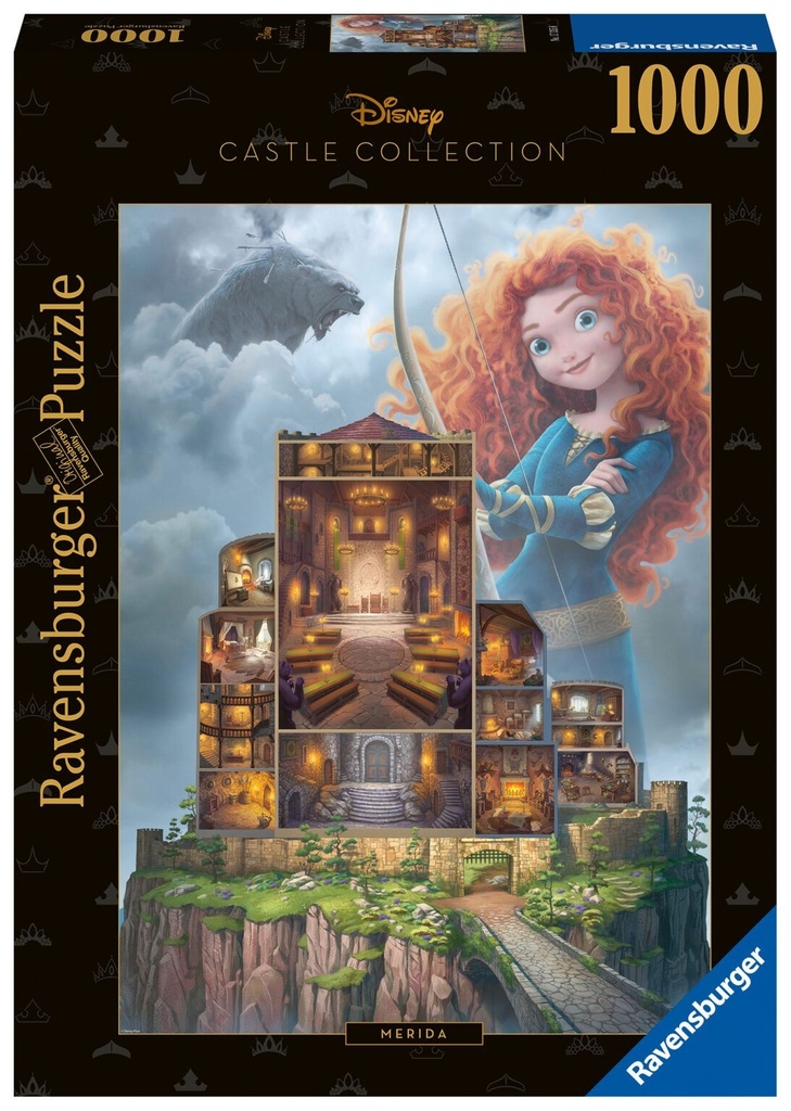 Puzzle 1000pcs - Disney chateau Mérida