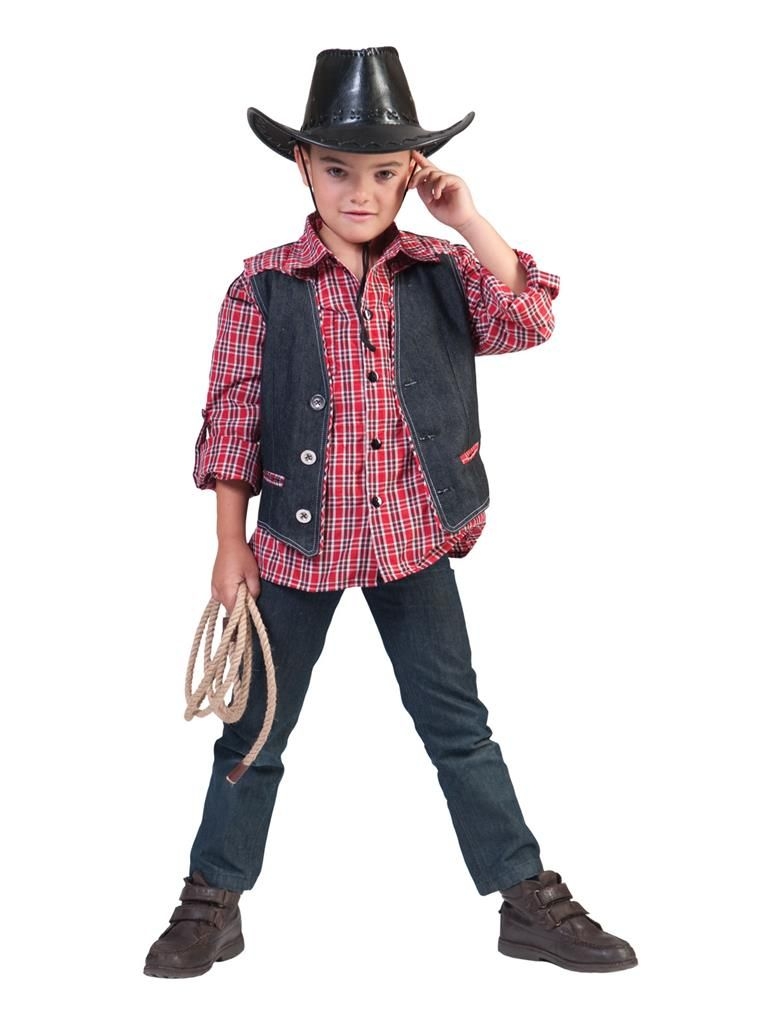 Deguisement cowboy - veste en jeans 140