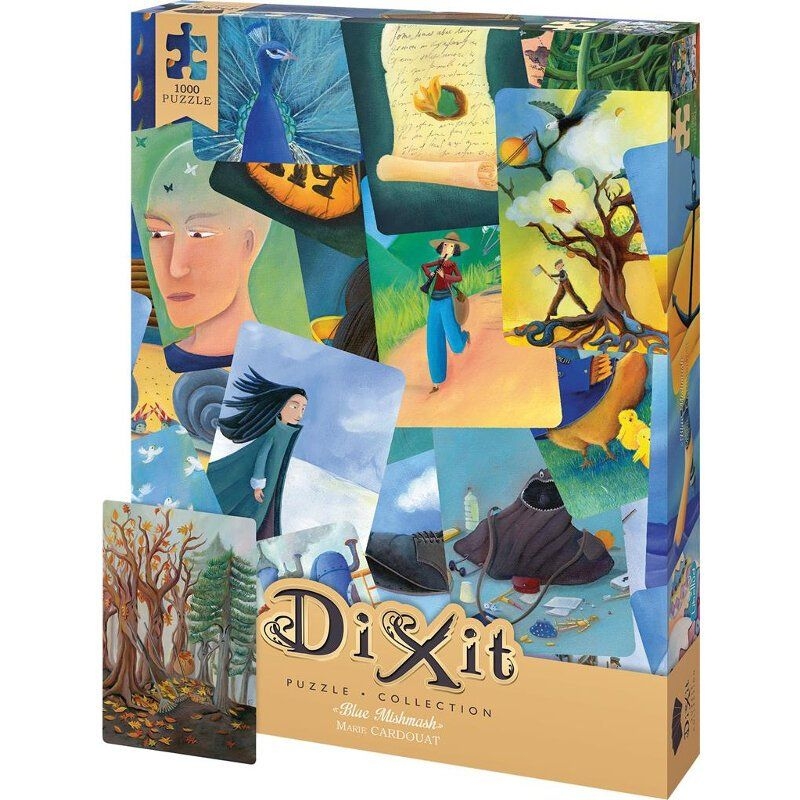 Dixit - puzzle 1000 - blue mishmash