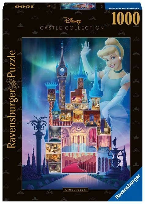 Puzzle 1000pcs - Disney chateau Cendrillon