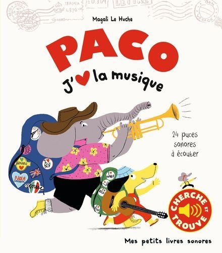 Gallimard - imagier sonore Paco J'aime la musique