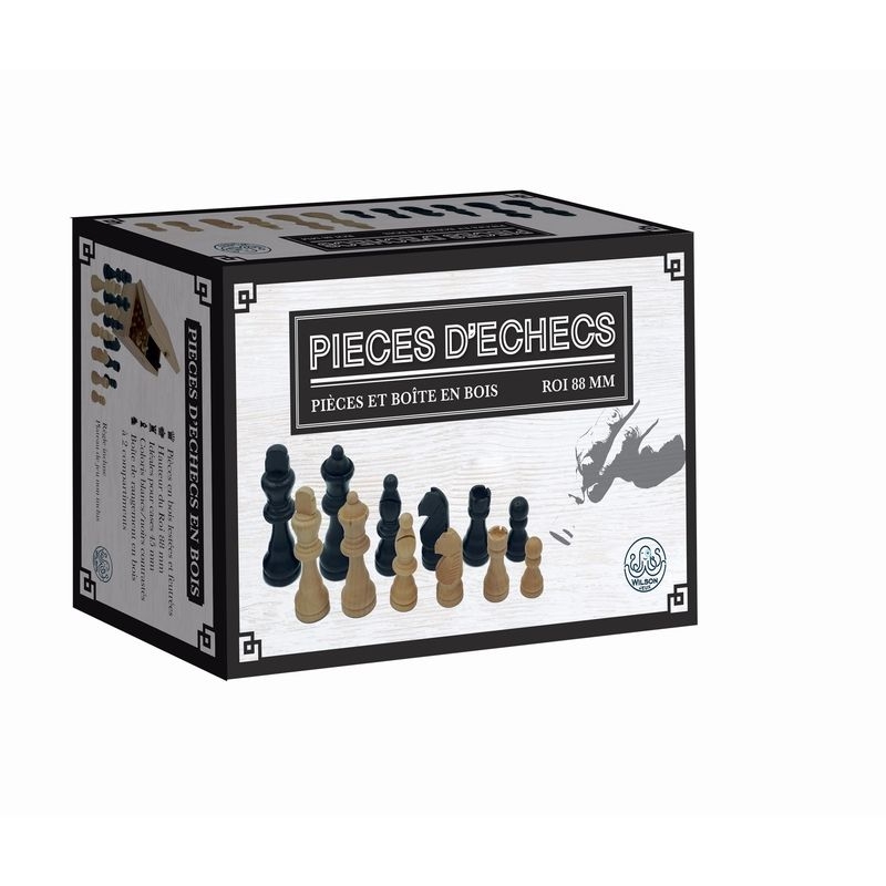 pieces echecs 88mm standard