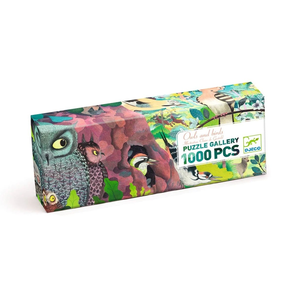 puzzle gallery - 1000 pcs hiboux et oiseaux