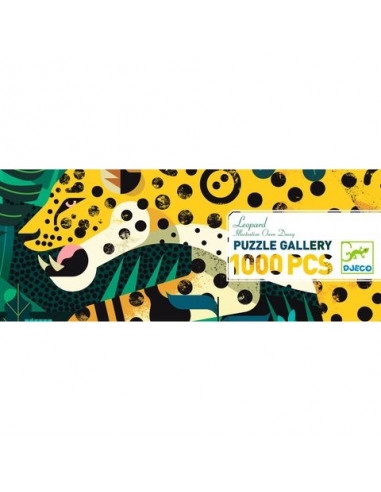 puzzle gallery 1000 pcs - leopard