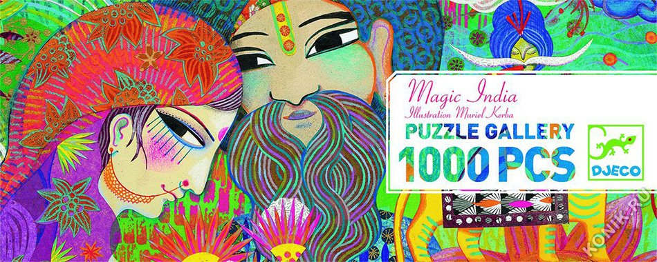 Puzzle gallery 1000 pcs - Magic india