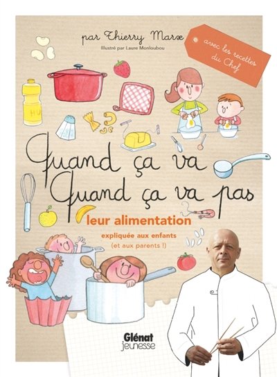 glenat jeunesse - quand ca va quand ca va pas - l'alimentation