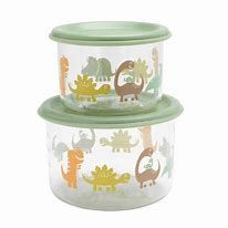 Good lunch snack - set de 2 boites a snack dino L