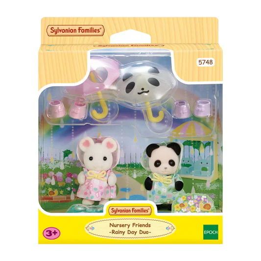 Sylvanian - Le duo des bébés en habit de pluie