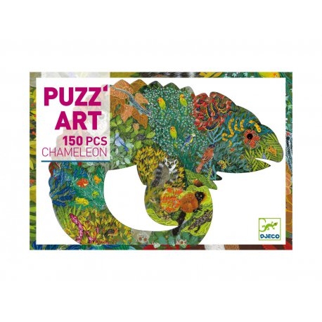 puzz'art 150 pcs - chameleon