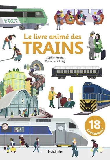 Le livres animé des trains