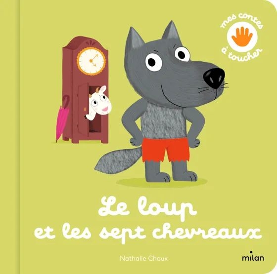 Milan - contes à toucher - Le loup et les 7 chevreaux