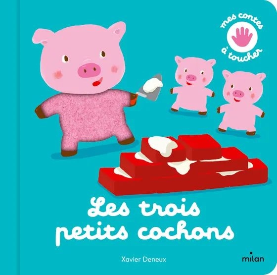 Milan - contes à toucher - les trois petits cochons