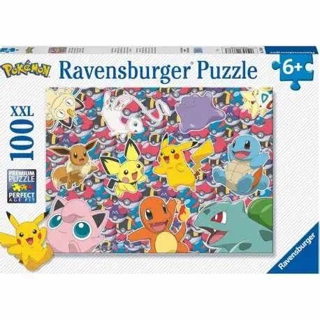 Puzzle 100 pces XXL - Pokemon Prêts pour un combat