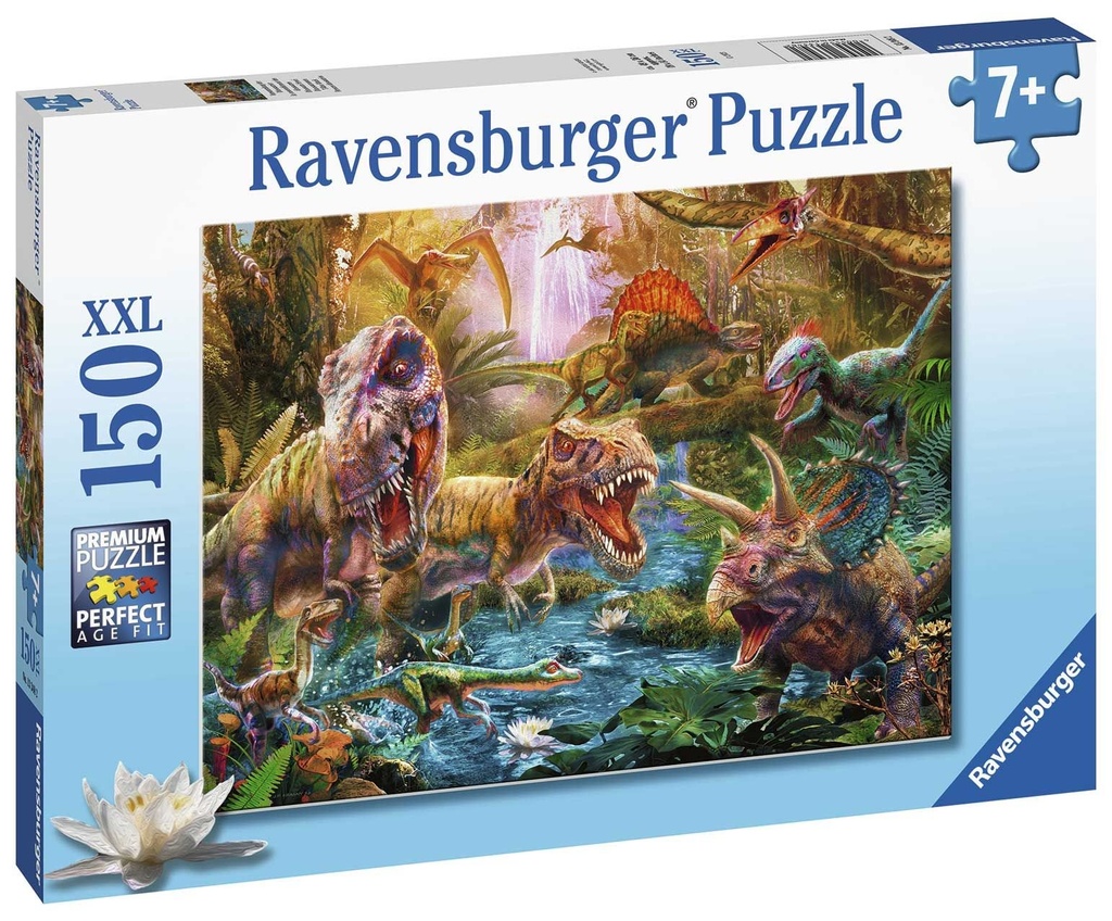 Puzzle 150 pcs XXL - le rassemblement des dinosaures