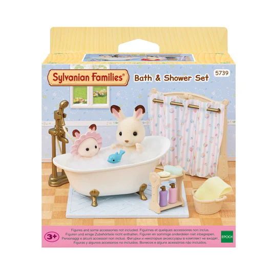 Sylvanian - Set baignoire et douche