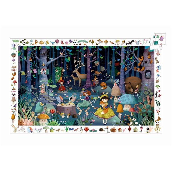 puzzle observation 100 pcs - la foret enchantee