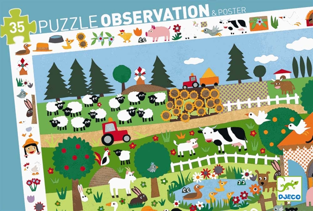 puzzle observation 35 pcs - ferme