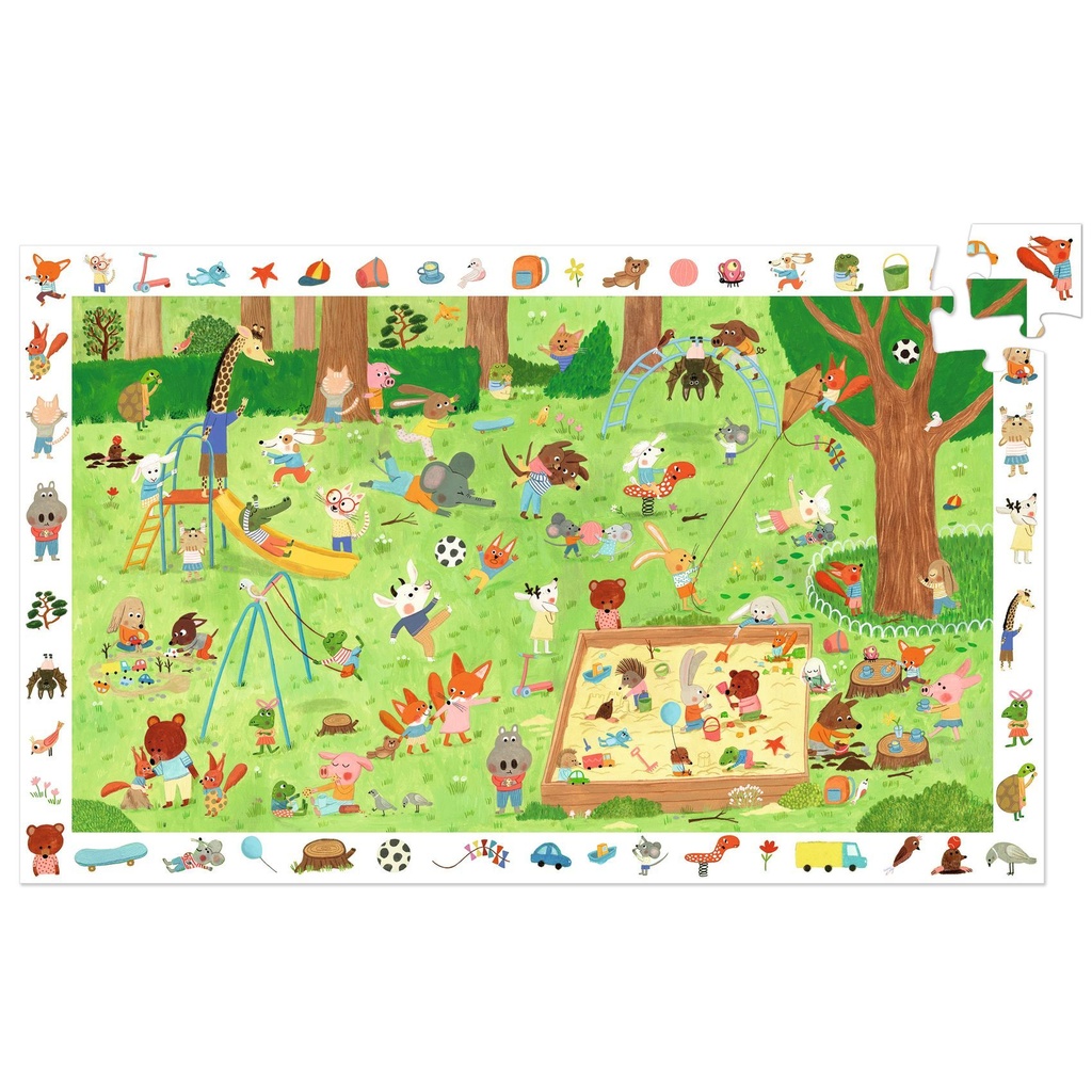 Puzzle observation 35 pcs - le square des petits amis