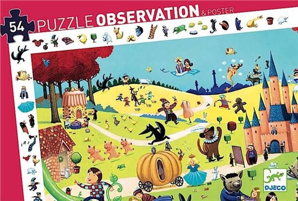 Puzzle observation 54 pcs - Les contes