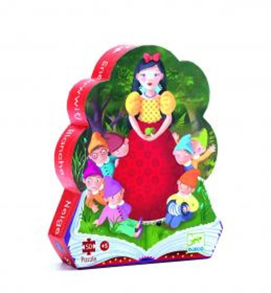 puzzle silhouette conte 50 pcs - blanche neige