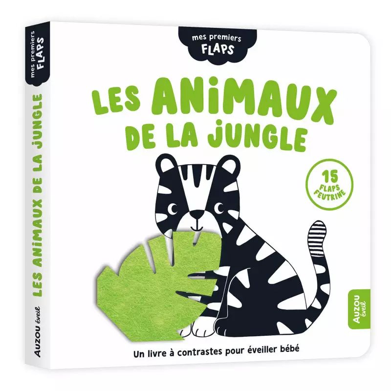 Premiers flaps - Les animaux de la jungle