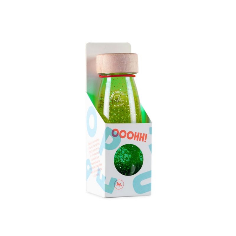 bouteille sensorielle petit boum - vert