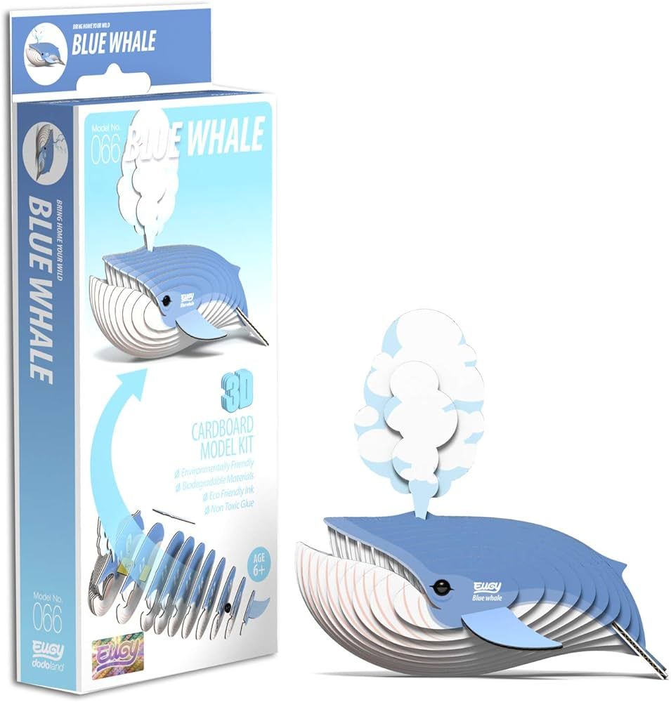 Eugy 3D - baleine bleue